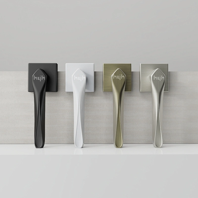 hyh Zinc Alloy Passage Door Lever without Key for Interior Door