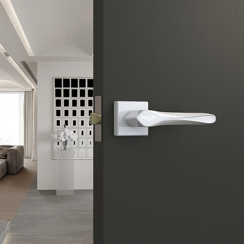 hyh Zinc Alloy Passage Door Lever without Key for Interior Door
